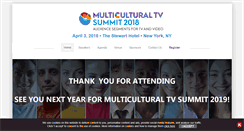 Desktop Screenshot of multiculturaltvsummit.com