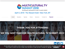 Tablet Screenshot of multiculturaltvsummit.com